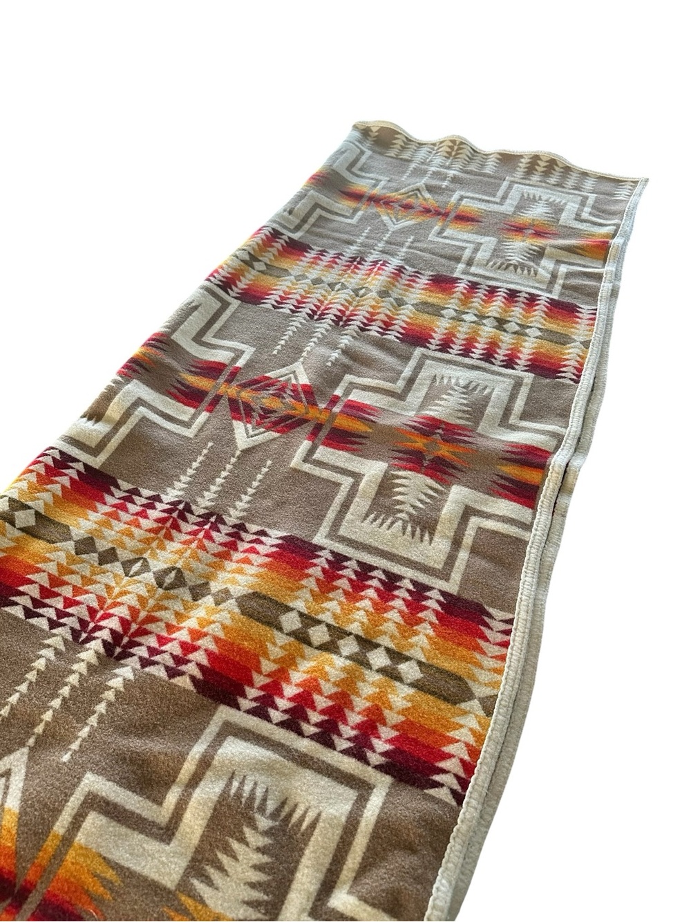 Pendleton Beaver State Wool Throw Blanket Cozy Southwestern Pattern 50” x 70” - Picture 9 of 16
